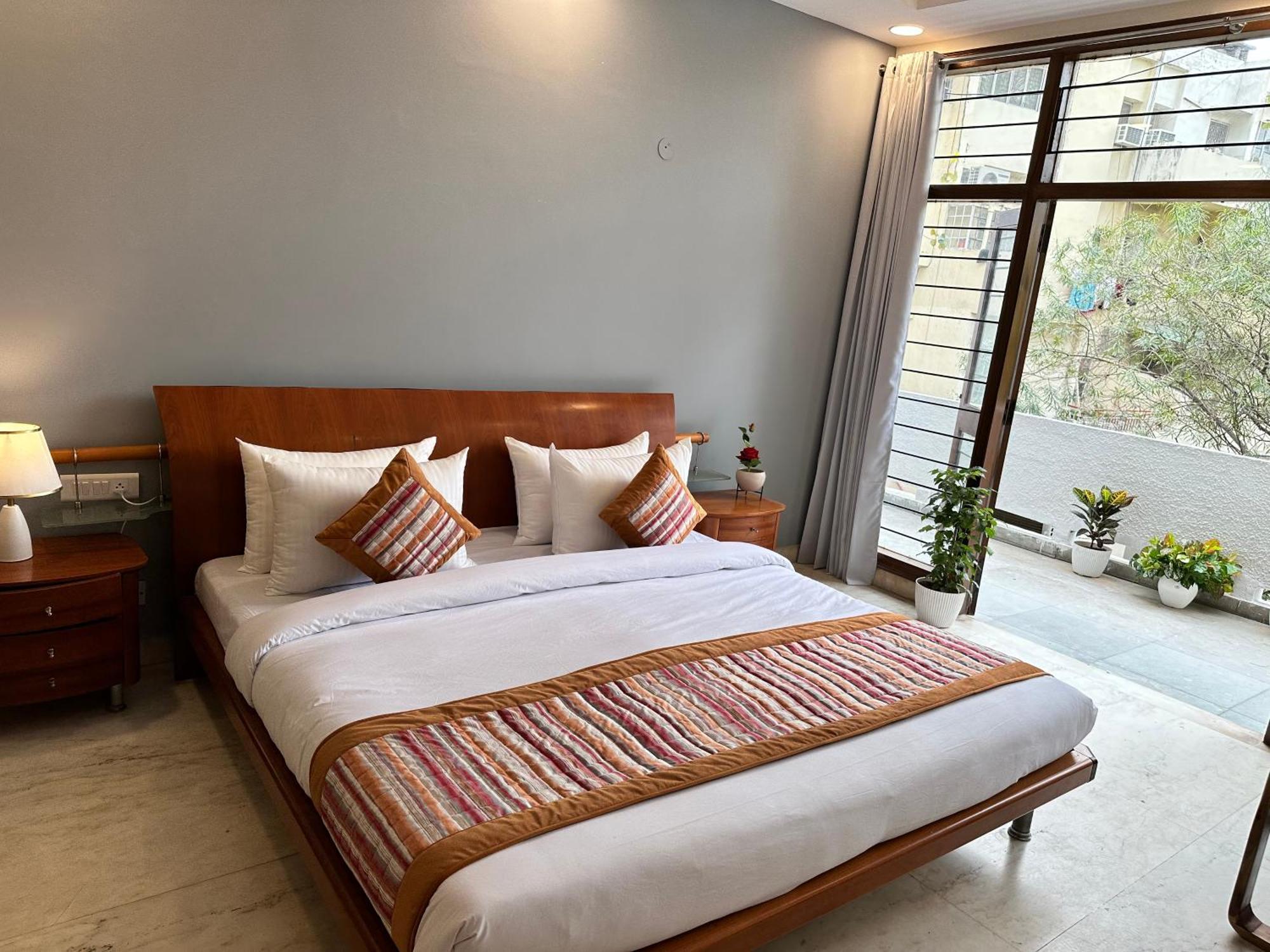 Grove Residency Hauz Khas New Delhi Couple Friendly Hotel Eksteriør billede