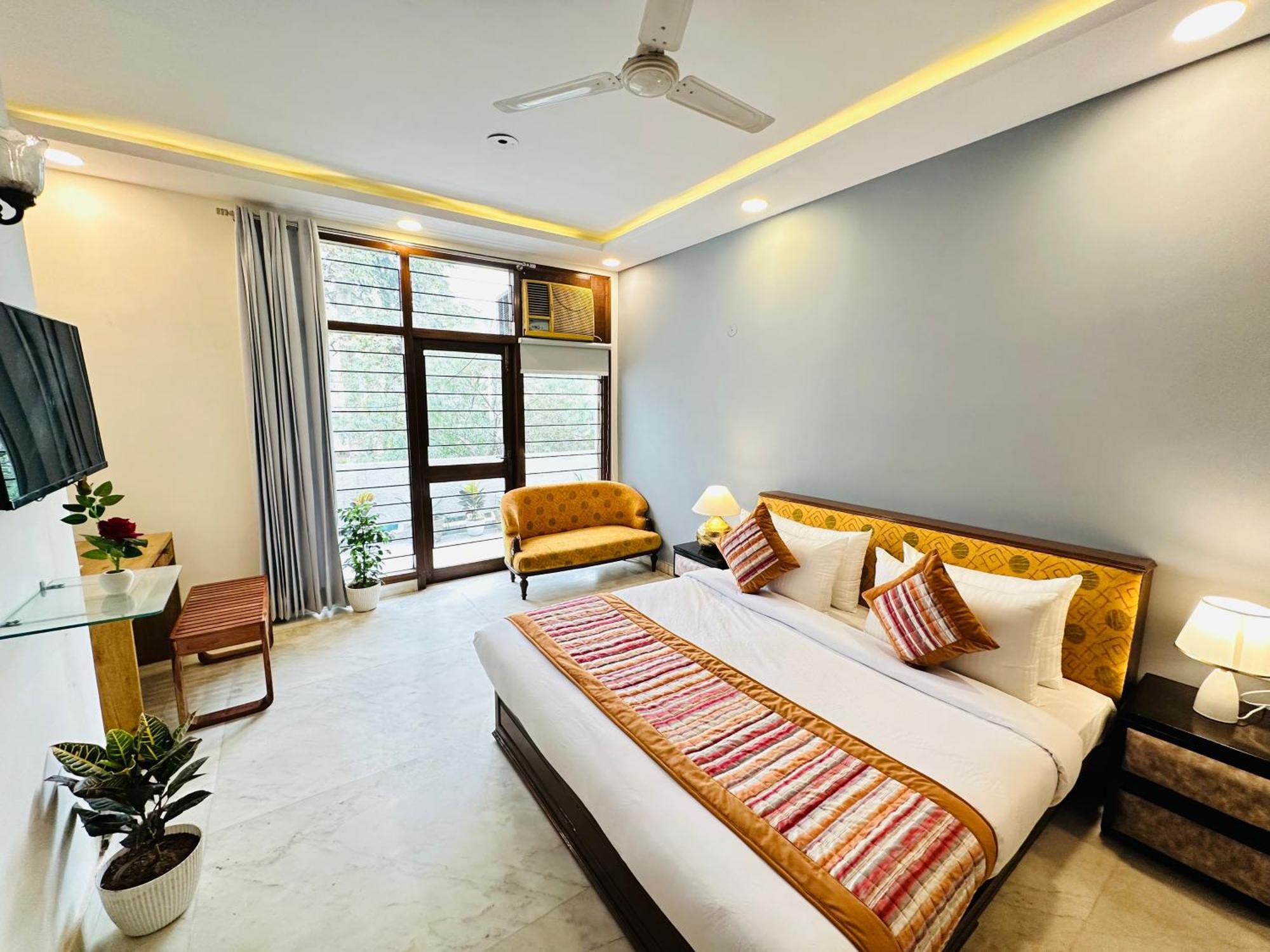 Grove Residency Hauz Khas New Delhi Couple Friendly Hotel Eksteriør billede