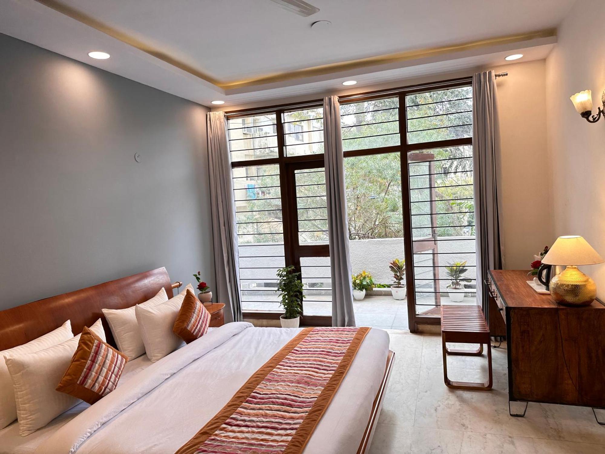Grove Residency Hauz Khas New Delhi Couple Friendly Hotel Eksteriør billede